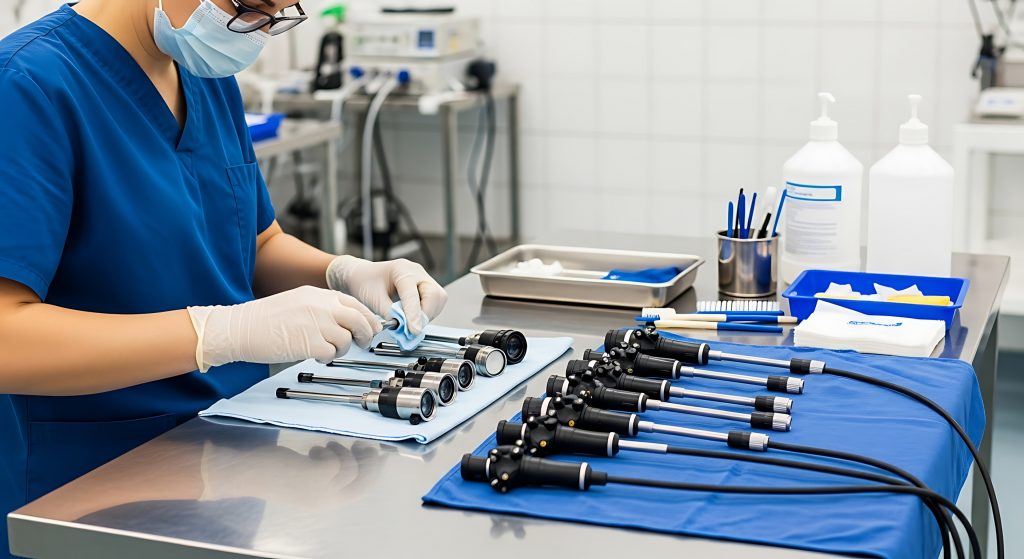 Analyse des endoscopes en hôpital - hygiène hospitalière microbiologie sur endoscopes